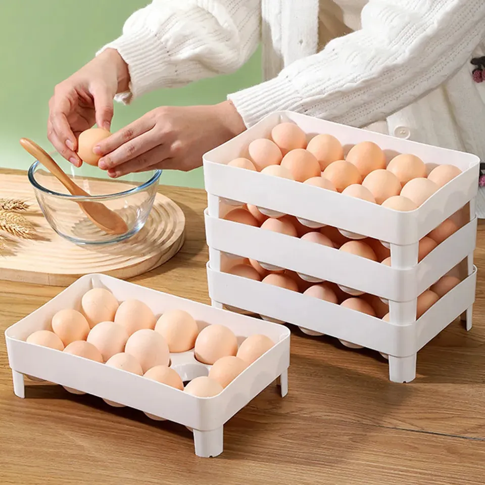 Egg Tray Holder & Fridge Organizer