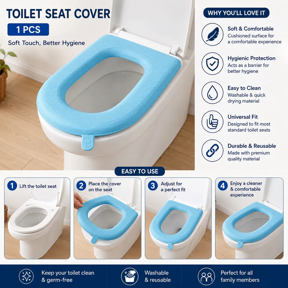 Waterproof Luxary Toilet Seat Cover